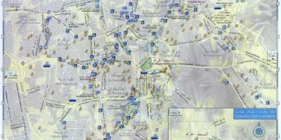 نقشه راه از مکه شهر