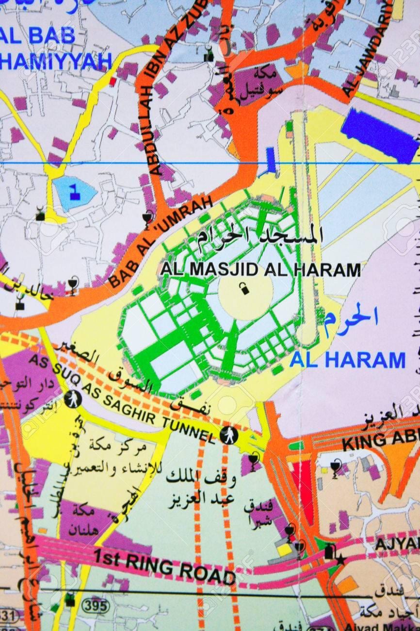 مکه حرام نقشه