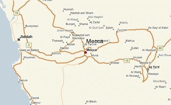 نقشه mekah