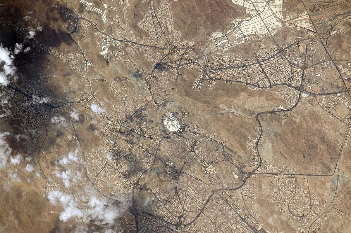نقشه مکه wikimapia