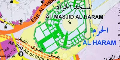مکه حرام نقشه