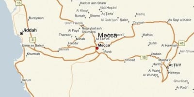نقشه mekah