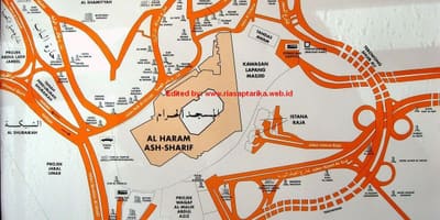 نقشه misfalah مکه نقشه