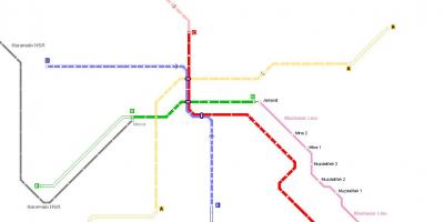 نقشه مکه مترو 